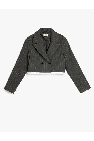 Koton grey stripe Blazer Jacket