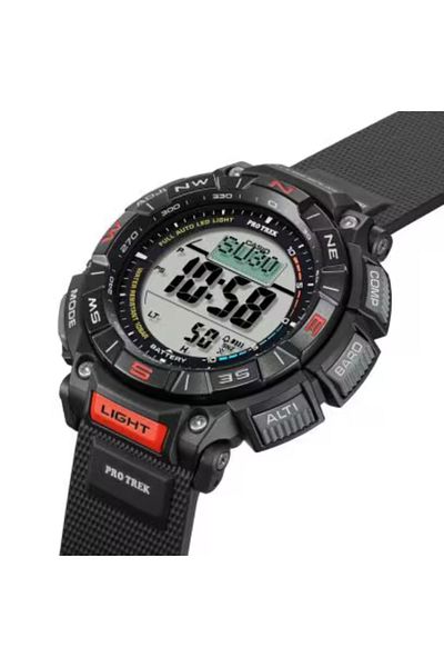 G-SHOCK Men's Digital Grey Dial Watch - PRG-340-1DR
