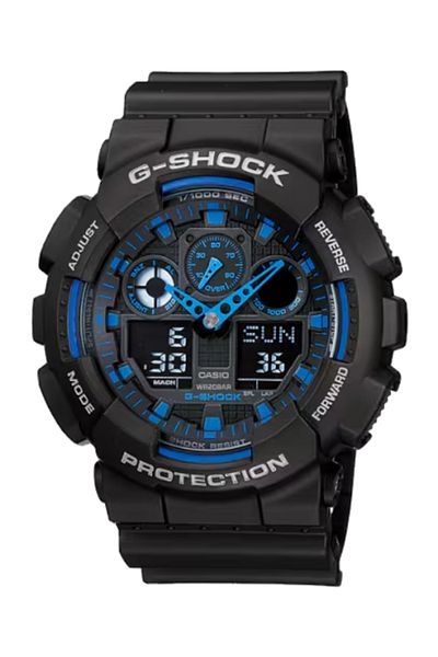 G-SHOCK Men's Analog-Digital Multicolor Dial Watch - GA-100-1A2
