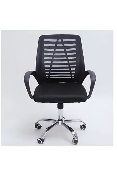 rexa Casual Office Staff Computer Chair Mesh Fabric Backrest Plaid Swivel Professional