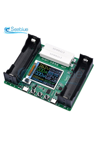 choice2 وحدة اختبار سعة بطارية الليثيوم 18650/21700 عالية الدقة من النوع C US...