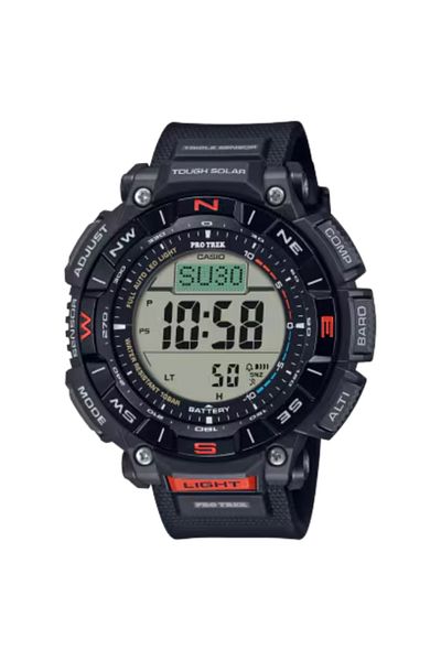 G-SHOCK Men's Digital Grey Dial Watch - PRG-340-1DR