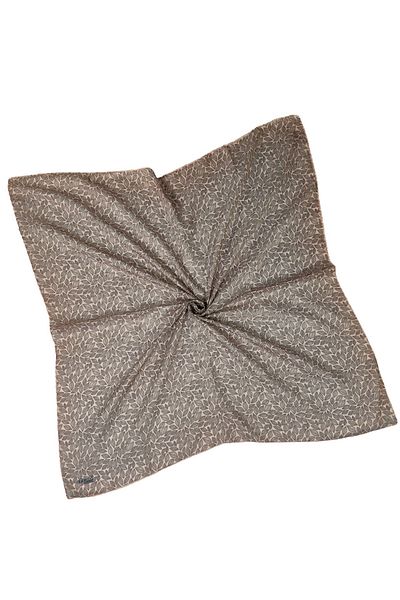 mim eşarp Φουλάρι Ebruli Prime Cotton Comfort με σχέδιο 90x90 cm - Μοτίβο φύλλων