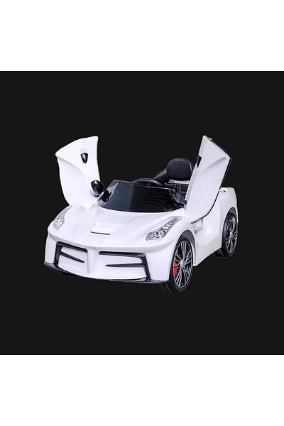 rexa Ferrari-Style 12V Ride-On Car for Kids with Dual Motors, Remote Control