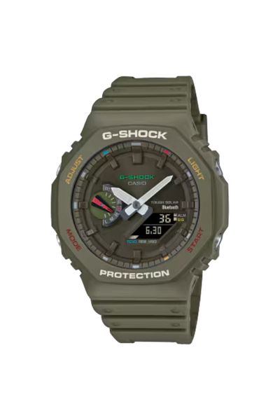 G-SHOCK G-Shock Men's Analog-Digital Green Dial Watch - GA-B2100FC-3ADR