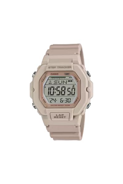 Casio CASIO Unisex's Digital Pink Dial Watch - LWS-2200H-4AVDF