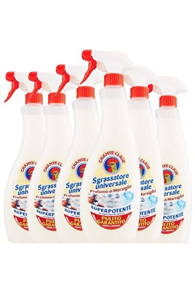 chante clair Degreaser Chanteclair Marsiglia Spray 600 ml - Set of 6