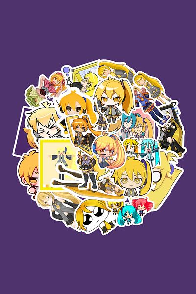 dadi ramba Akita Neru Sticker Pack -Bullet Journal- Agenda -Notebook -Laptop Sticker Sticker