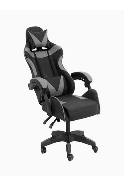 rexa Factory Direct Ergonomic Wooden Frame Leather Gaming Chair with Lumbar Support