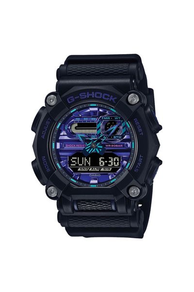 G-SHOCK Men's Analog-Digital Blue Dial Watch - GA-900VB-1ADR
