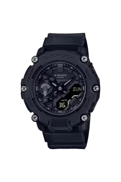 G-SHOCK G-Shock Men's Analog-Digital Black Dial Watch - GA-2200BB-1ADR
