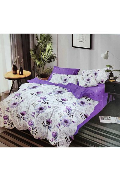 Pucioasa Double bed linen 6 pieces Finet Gros Cotton, 4 pillowcases