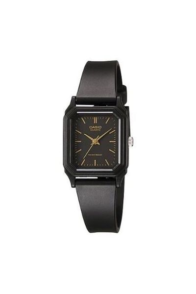 Casio ساعة كاسيو النسائية التناظرية ذات الميناء الأسود - LQ-142-1E