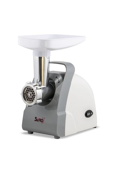 sero Mașină de tocat carne Sero SMG 01, Putere 700W, Putere nominală 300W, 1.1Kg/min, Alb