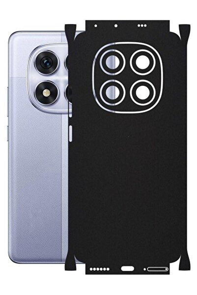 ECRMOBILE Redmi Note 14 Pro ile Uyumlu Mat Siyah Arka Kaplama