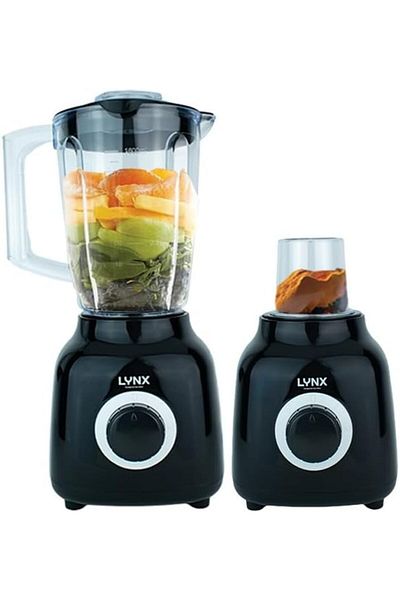 LYNX 2-in-1 Blender from Lynx, 400W, 1.6L Electric High-Speed Juice and Shake Blender