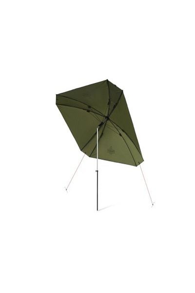 DELPHİN Delphin RAINY umbrella, diagonal 250 cm, green, carrying case, ropes and fixing nails