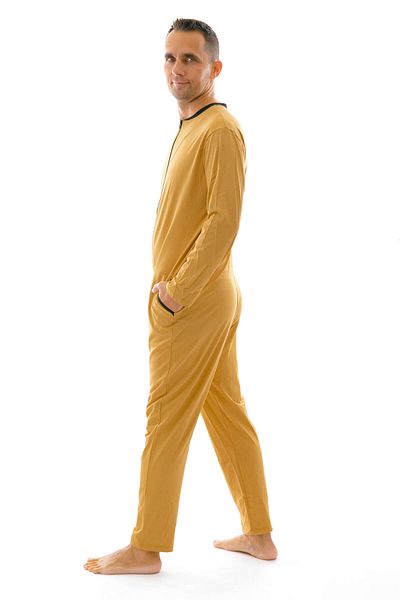 dendy Men's long pajama jumpsuit Sand 194/XL