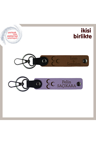 Miaju Special Permanent Souvenir for Brother, Three Crescent Names and Surnam...