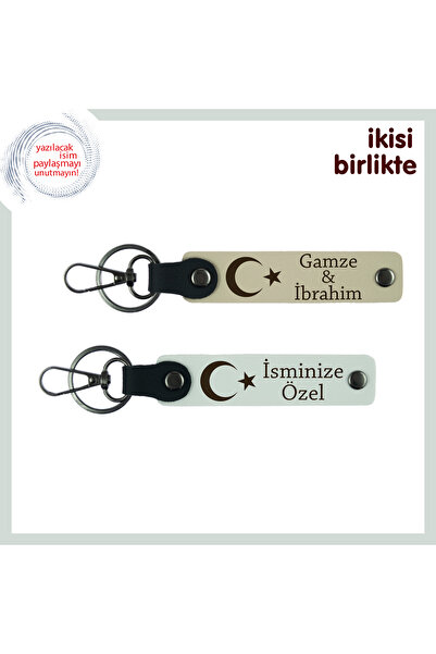 Miaju Proud Gift for the Owner of the Heart – Moon Star Themed Personal Keych...