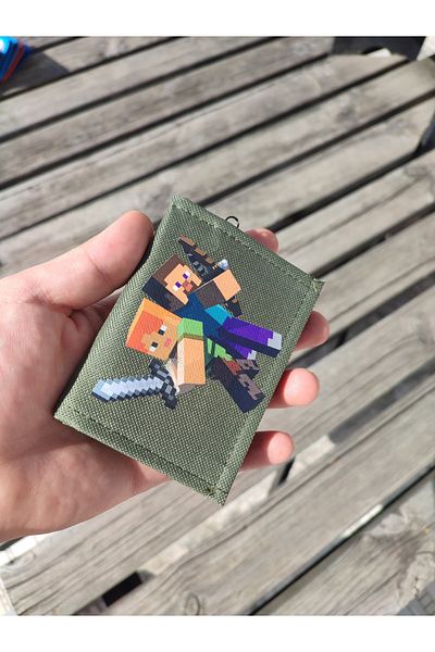 JANJAN Sports Wallet, Unisex Wallet with Velcro, Zipper, Keychain, Coin Compartment, Fabric Wallet