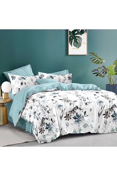NufJoy Economy double bed linen, 4 pieces, bed sheet 230x250 cm