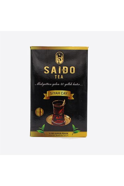 Saido Kahve Saido Black Tea 800g – Ceylon Leaf, Natural Taste Without Additives