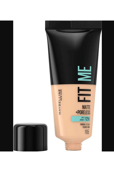 Fit Me Matte Finish Poreless Foundation 128 Warm Beige 30ml