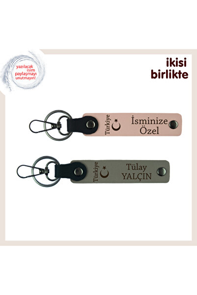Miaju Souvenir Gift - Crescent and Turkey Themed Keychain Set X2, Puppy Mouth...