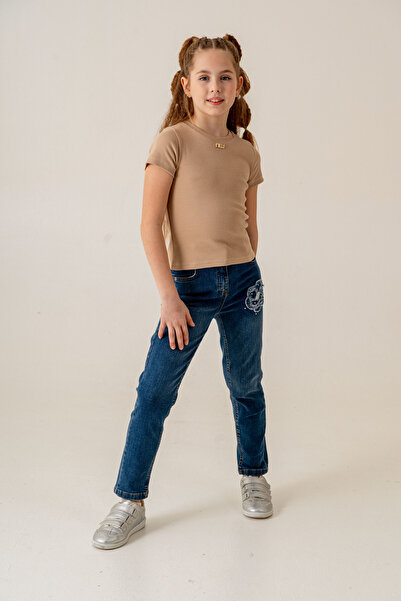 GİYİCEM TEKSTİL Μισό μανίκι για κορίτσια 1733