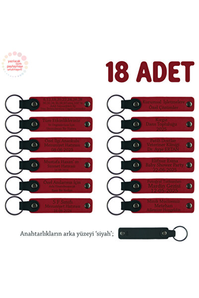 Miaju للمشاركين في نشاطات نادي المدرسة، مجموعة من 18 قطعة، سلسلة مفاتيح تذكار...