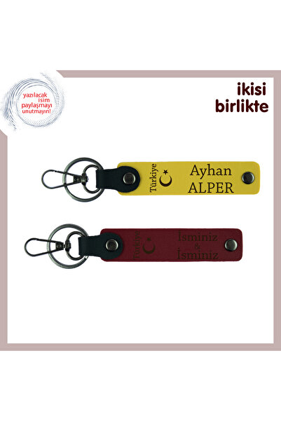 Miaju هدية الذكرى السنوية الأكثر معنى للزوجة Ayyıldız Türkiye - سلسلة مفاتيح ...