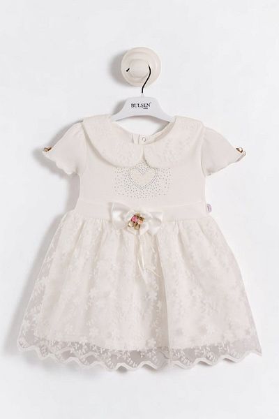 minuma Girl's Heart Pearl Dress 2/4 Years