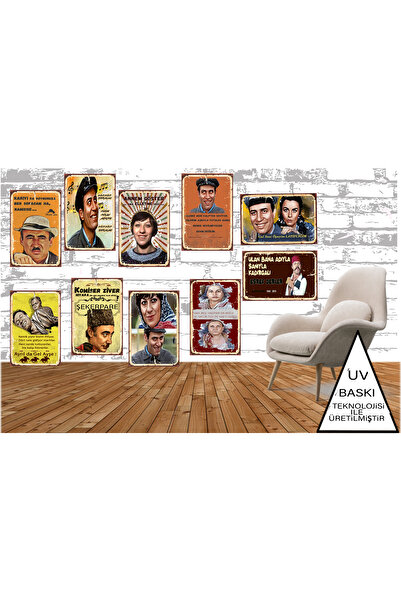 hazalshop Yeşilçam Klasikler Şener Şen Kemal Sunal Ayşen Gruda Temalı 10 Adet...