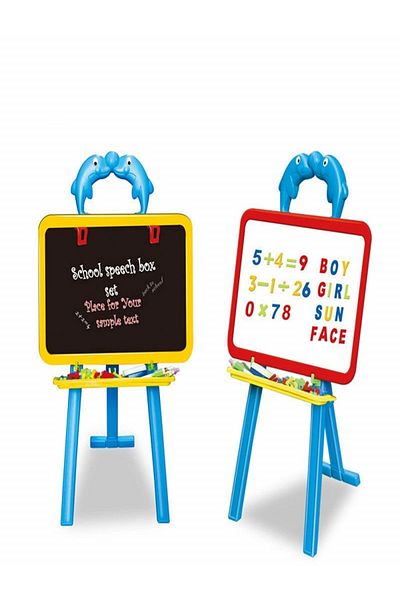 rexa asel for Kids, Double Sided Adjustable Drawing Board Art Easels with