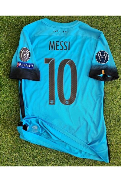 MONTENERO Barcelona 2015/16 season lionel messi away nostalgia jersey