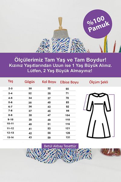 Betül Akbay Rochie Hijab pentru fete din viscoză 100% bumbac Model Ahsen Rochie lungă până la podea