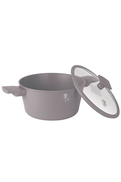 Berlinger Haus Cratita cu capac 20 cm, 2.5 litri, Berlinger Haus, Taupe Collection, BH/8100