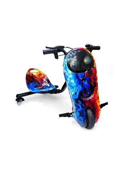 rexa سكوتر كهربائي 36 فولت، يدور 360 درجة، مزود بموسيقى وأضواء بلوتوث