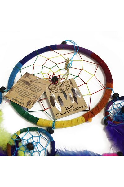 Cotomag Bali Dreamcatcher – Medium Circle – Rainbow 30 cm