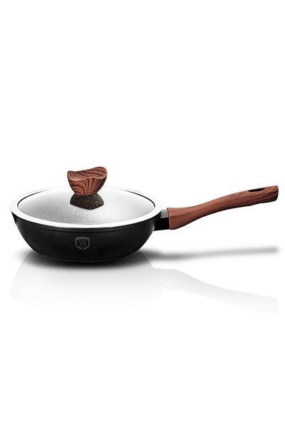 Berlinger Haus Deep frying pan with lid 24 cm, Ebony Rosewood Collection, Berlinger Haus, BH/1718