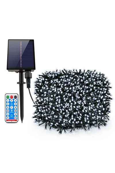 Joyful Box Joyful Box Solar Christmas Installation, 500 LEDs, 50 meters, Large solar panel, Remote control, 1200mAh