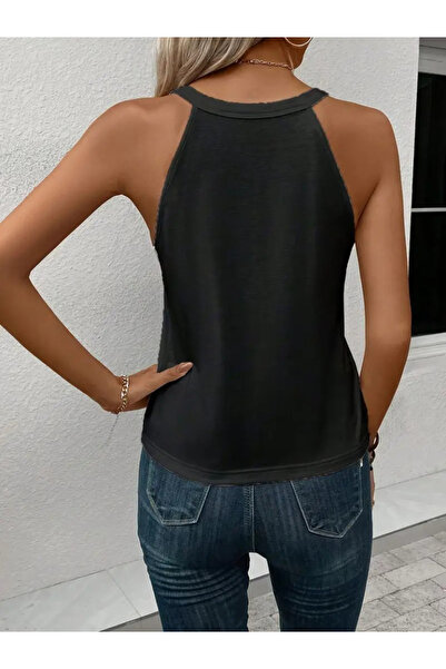 MODAVERA Women's Off Shoulder Halter Neck Strap Heart Printed Viscose Blouse