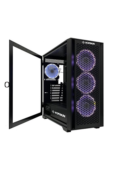DARYUN NİRSA GAMING PRO 4 x 120 MM BLACK ARGB FANLI BİLGİSAYAR KASASI