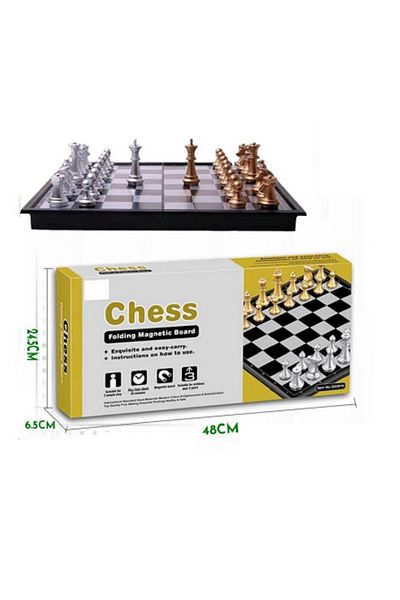 rexa Glass Chess Game Set – Frosted/Polished Board with Gold & Silver Pieces