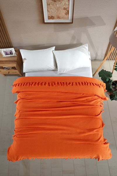 LADYNİL Double Natural Bedspread Pique 210X240 Orange