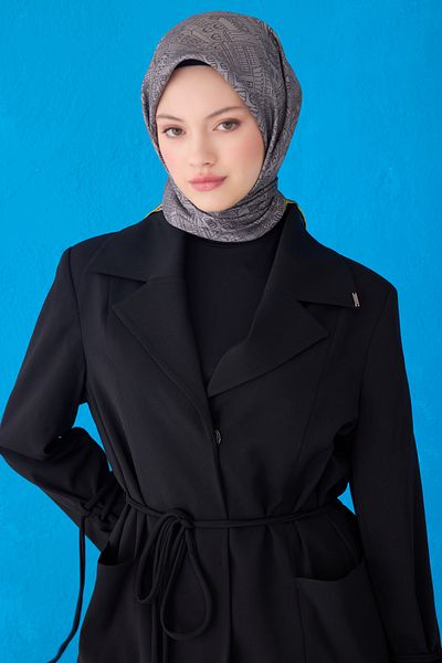 Belli Twill Pure Silk Scarf 4110D (Twi̇ll)-65