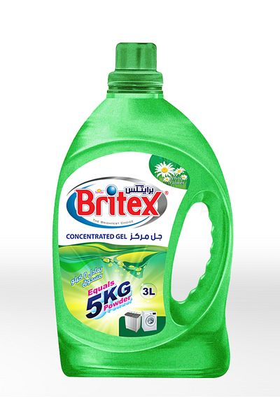 Britex Laundry Gel (White Flower) Pack of 2 (6L Carton)