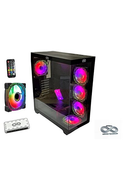 Universal أزتيك AZT101 B 5 x RGB مروحة تحكم عن بعد باللون الأسود لحوض السمك G...
