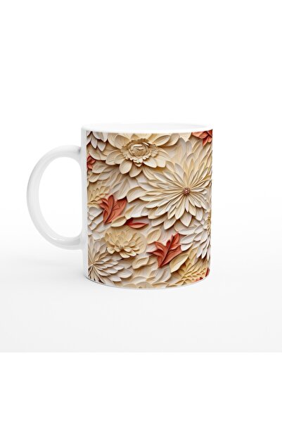MESCHAIN كوب مصنوع من الزهور الخريفية